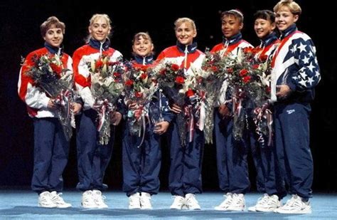 1 17 The Magnificent Seven In 1996 Kerri Strug Jaycie Phelps Dominique Moceanu Shannon