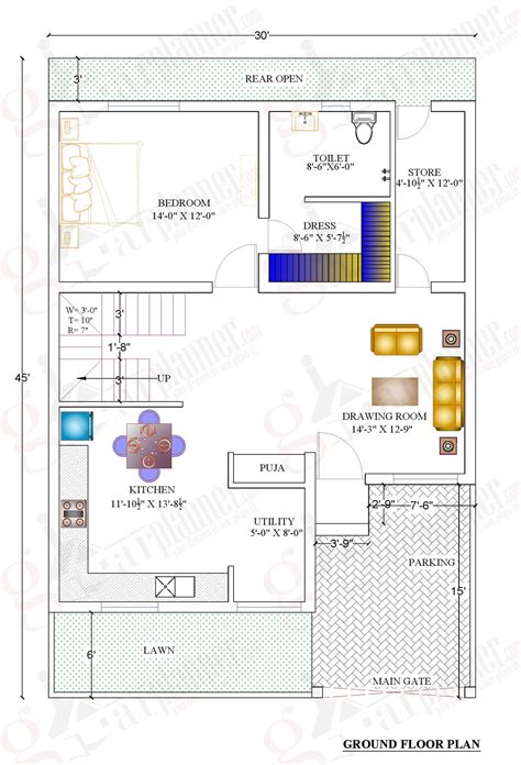 Https://wstravely.com/home Design/1000 Sq Feet Home Plan