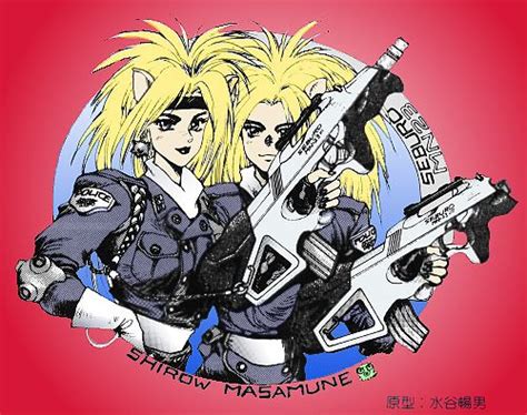 Masamune Shirow Puma Twins From New Dominion Tank Police Character