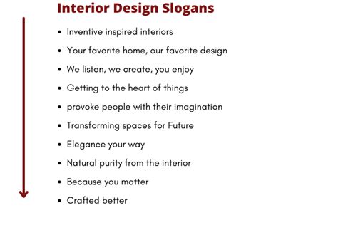 Interior Design Slogans 200 Creative Slogans For Home Décor 2024