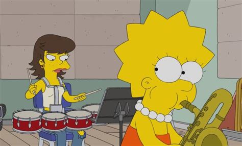The Simpsons Bart’s Ex Shauna Chalmers Surprises Lisa In The Marching Band