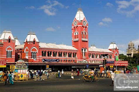 Chennai Central Train Station Chennai Stock Photo