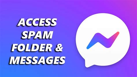 How To Find Spam Folder And Messages In Facebook Messenger Youtube