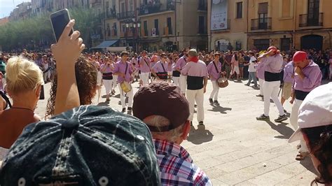 Llegada De Los Castellers Fiesta De Santa Tecla Tarragona 2018 Youtube