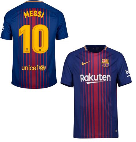 Nike Fc Barcelona Trikot 10 Lionel Messi 201718 Rakuten Heim Neu