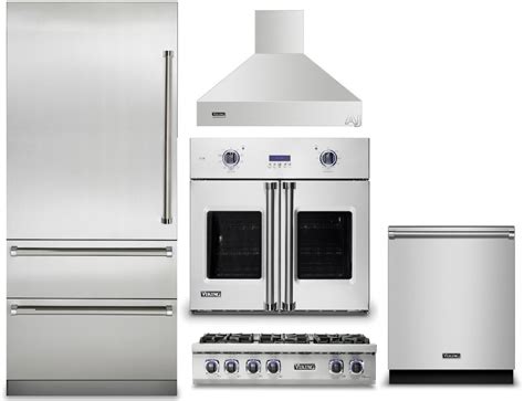 Viking Virectwodwrh13 5 Piece Kitchen Appliances Package With Bottom