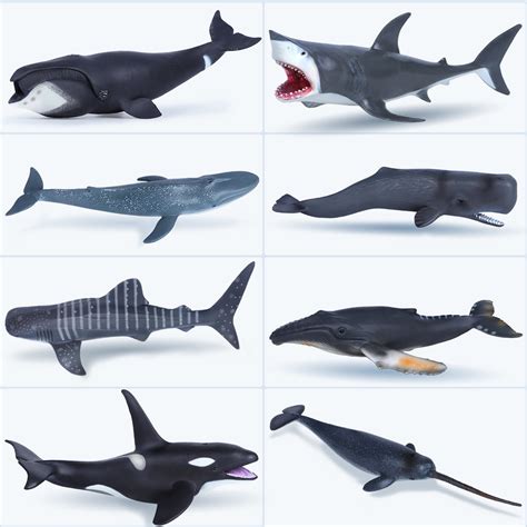 Jurassic Simulation Marine Life Shark Toy Whale Animal Model Bow Whale
