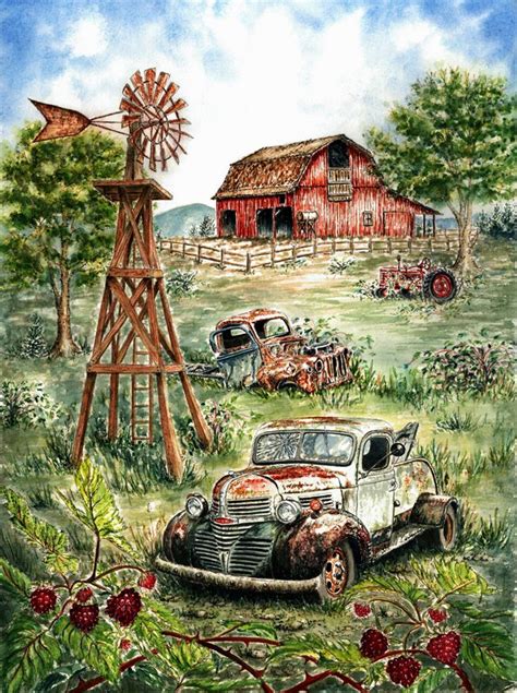 Country Farm Scenes Paintings Images And Photos Finder