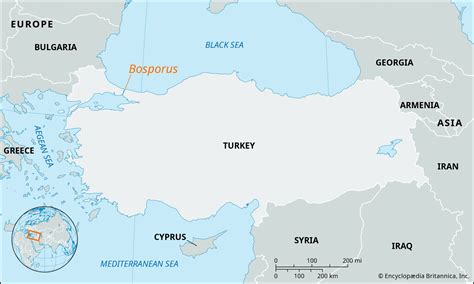 Bosporus Strait Istanbul Map History And Facts Britannica