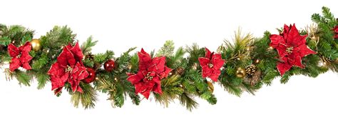 Polish your personal project or design with these christmas garland transparent png images, make it even more personalized and more attractive. Decorative Garland - Crimson Harvest Battery Operated LED ...