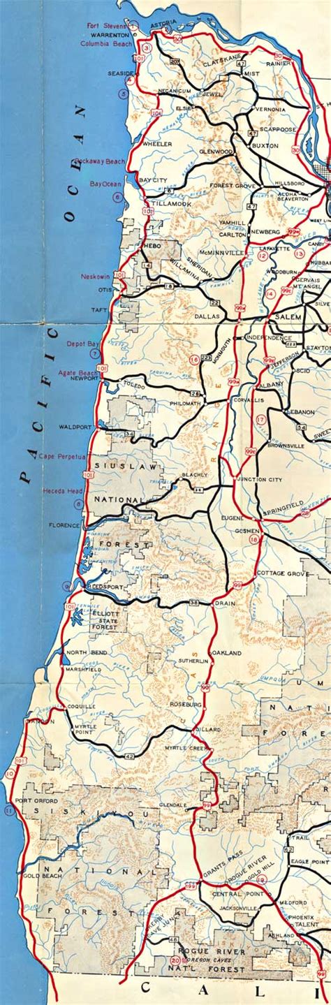 State Of Oregon 1940 Oregon Coast Tour Tour Overview