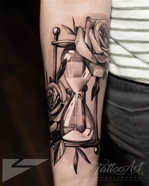 101 Amazing Hourglass Tattoo Designs That Will Blow Your Mind Hourglass Tattoo Half Sleeve