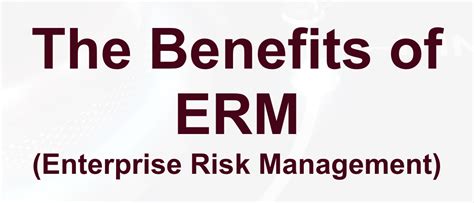 The Benefits Of Enterprise Risk Management Erm Ten Six Consulting