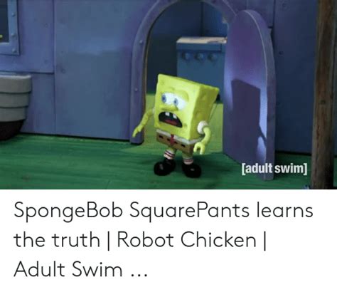 Adult Swim Spongebob Squarepants Learns The Truth Robot Chicken