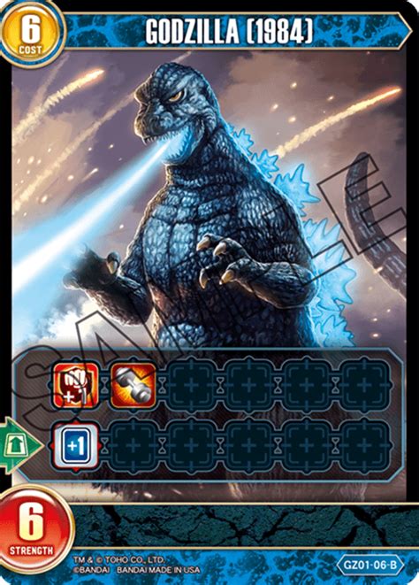 You're trying to get rid of all the cards in your hand before the other. GODZILLA CARD GAME − PRODUCT｜Chrono Clash System