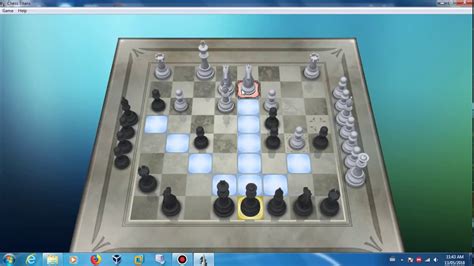 Chess Titans Windows 7 Game 2 Traping The King Youtube