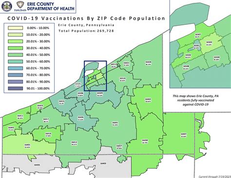 Erie County Publishes Map Of Covid 19 Vaccinations By Zip Code Erie