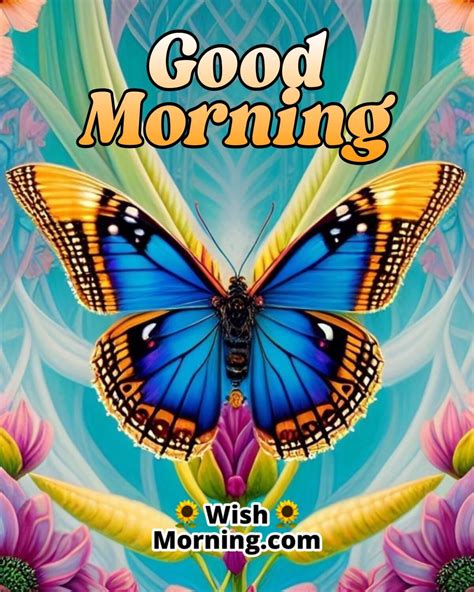 Good Morning Butterfly Images Wish Morning
