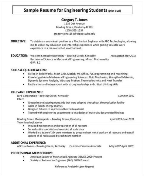 Resume.io has been visited by 100k+ users in the past month 11+ Sample CV's for Internship - PDF | Free & Premium ...
