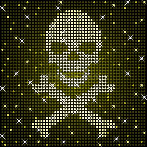 Sparkly Skull Stock Vector Illustration Of Shiny Dots 21530085