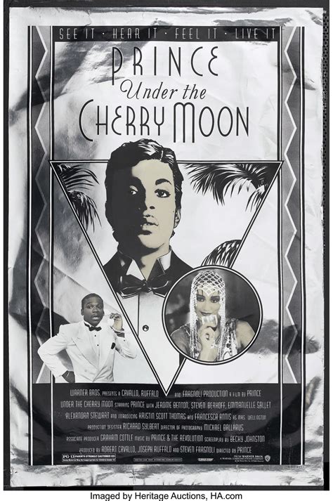 Under The Cherry Moon Warner Brothers 1986 One Sheet 27 X Lot 26343 Heritage Auctions
