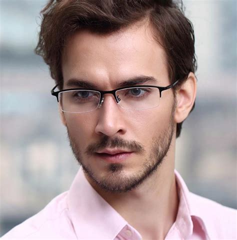 New Fashion Mens Eyeglasses Man Computing Titanium Frame Optical Frame
