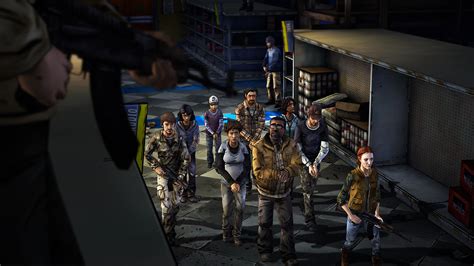 The Walking Dead Game Season 2 Episode 3 Captured Group Screenshot
