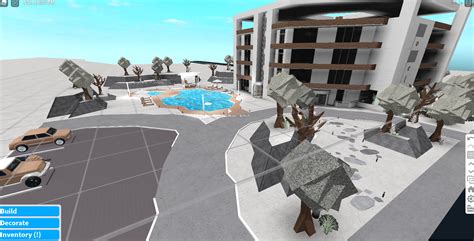 Bloxburg Modern Hotel With Fully Interior And Pool Lumbsmasher