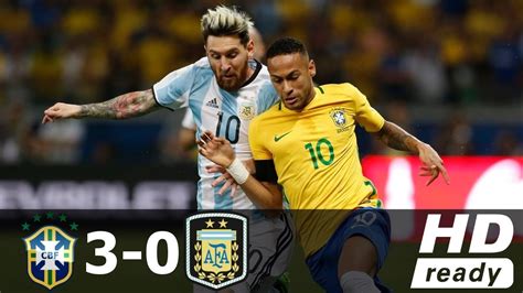 Brazil Vs Argentina 3 0 All Goals And Extended Highlights World Cup 2018 10 11 2016 Hd Youtube