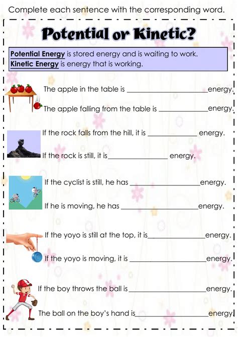Https://tommynaija.com/worksheet/kinetic Potential Energy Worksheet