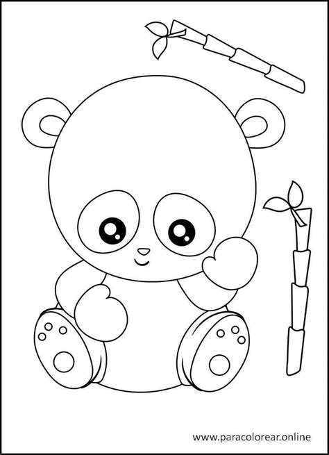 Dibujo De Beb Panda Para Colorear Dibujos Para Colorear With Riset