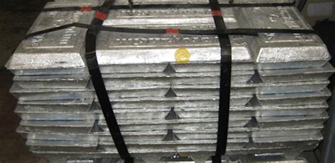 Bundle Pallet Of Zinc Ingots 9999 Shg 1000 Pounds Rotometals
