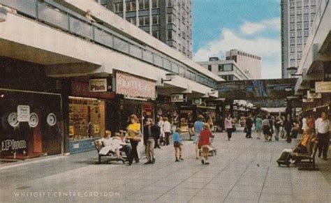 Whitt Shopping Centre In Croydon Surrey England In The 1970s Old