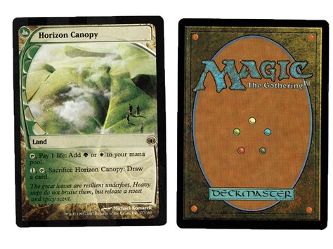 Maybe you would like to learn more about one of these? Horizon Canopy from Future Sight Magic the Gathering MTG Proxy Card