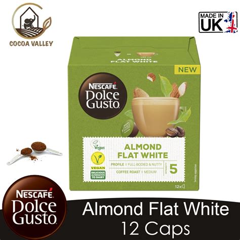 Nescafe Dolce Gusto Almond Flat White 12 Caps Made In Eu Shopee