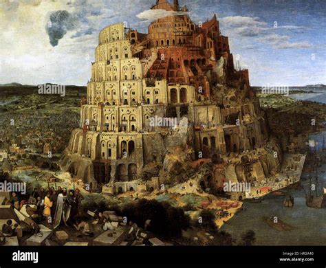 Pieter Bruegel The Elder The Tower Of Babel Wga3408 Stock Photo Alamy