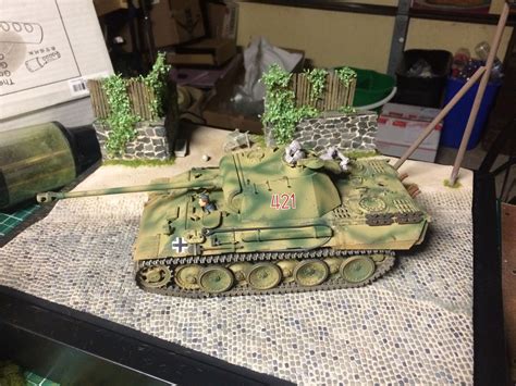 Ww2 Diorama Template World Of Tanks Pz Kpfw Vi Tiger Ausf H1 Tank
