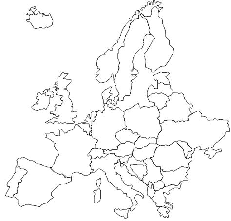 Free Coloring Pages Of Europe Blank Physical Map