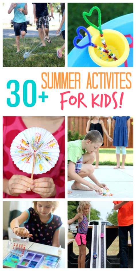 30 Summer Activities And Crafts For Kids To Make And Do
