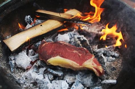 Light one chimney full of charcoal. Getting Dirty with your BBQ - A Dirty Steak Recipe