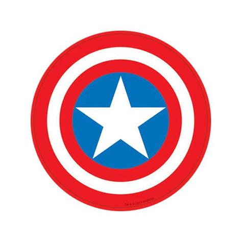 Captain America Schild Symbol Aufkleber Fruugo De