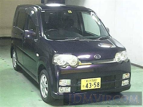 2004 DAIHATSU MOVE 4WD ｶｽﾀﾑX LTD L160S 1085 JU Niigata 238653