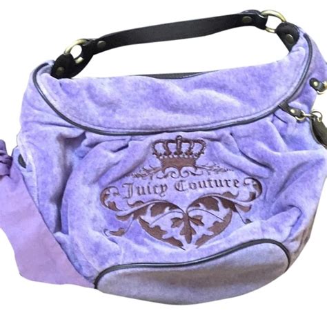 Juicy Couture Na Violet Velvet Satchel In 2021 Juicy Couture Purse