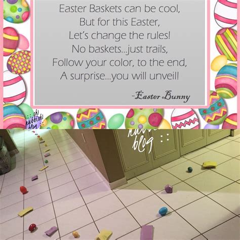 easter bunny trail ideas instead of a traditional easter basket try this wrap each