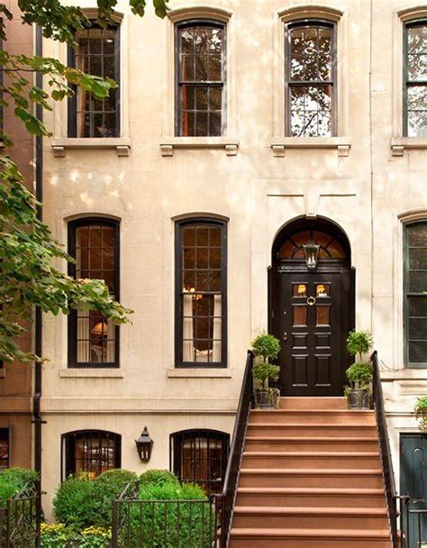 Apartment Building Exterior New York Brownstone Nyc Townhouse
