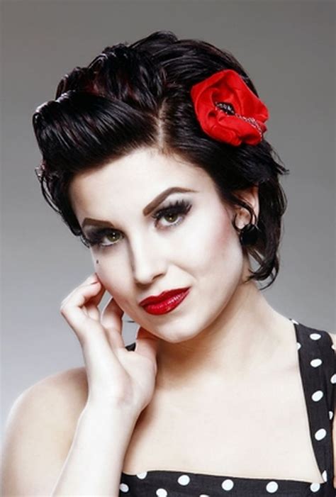 15 Short Pin Up Hairstyles Hairstyles Street