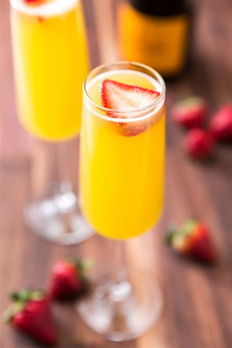Pineapple Strawberry Mimosas Go Tropical With These Super Easy Tangy