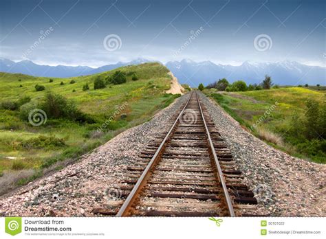 Train Track Stock Photo Image Of Train Trail Kalispel
