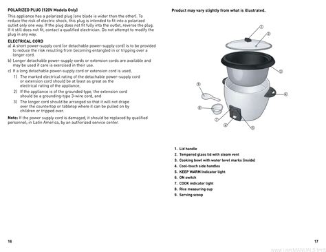 Black And Decker Cup Rice Cooker Manual