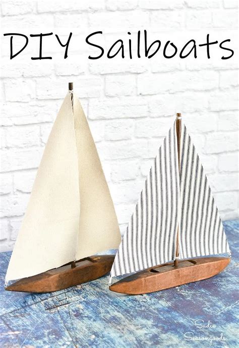 Decorative Sailboats With A Weaving Shuttle For Nautical Home Decor In